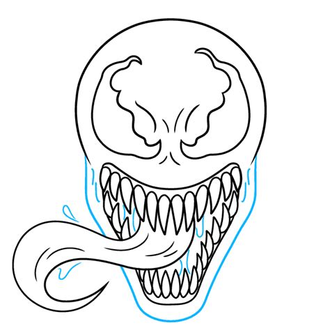 How To Draw Venom: Easy Drawing Tutorials .